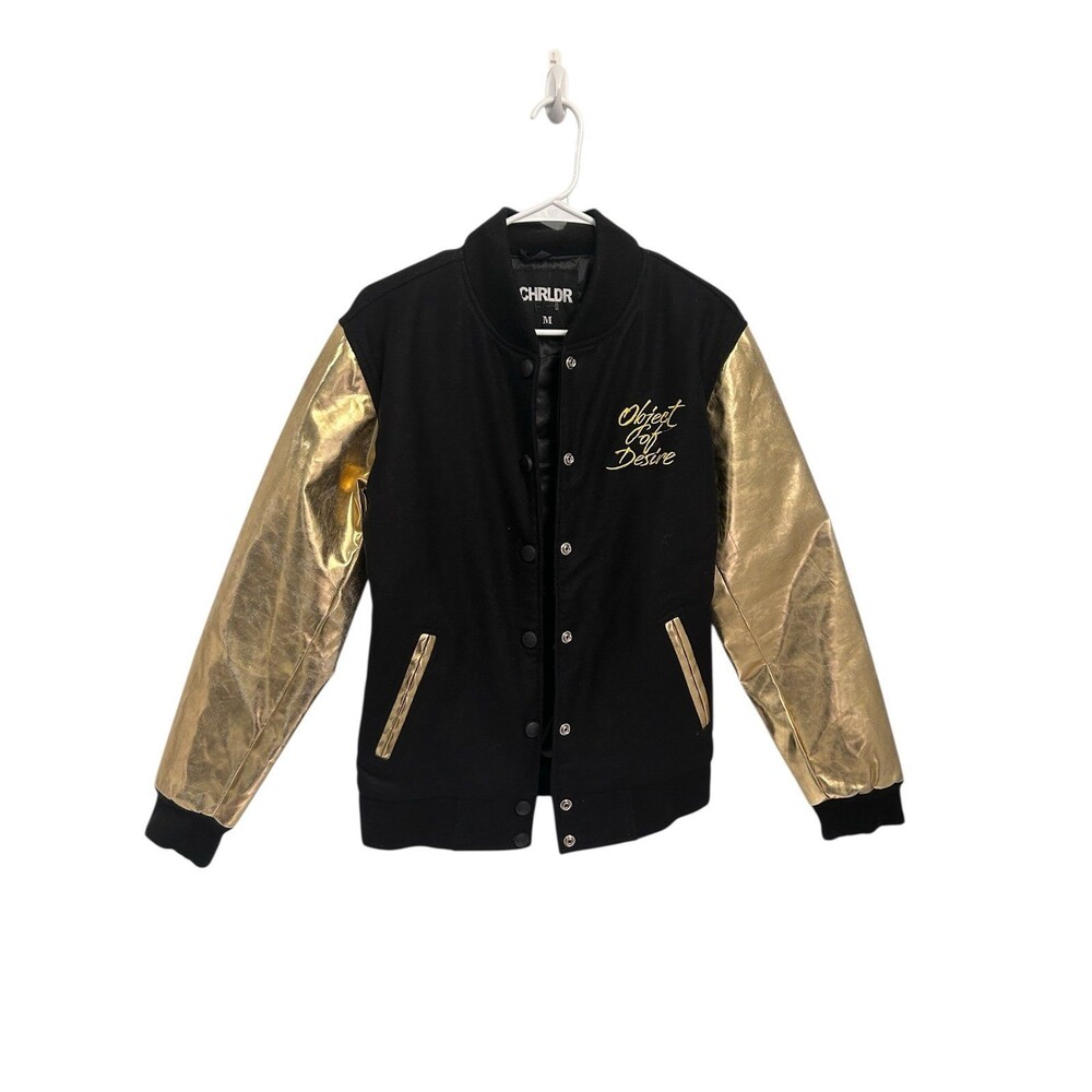 CHRLDR 'Object of Desire' metallic gold sleeve va… - image 1